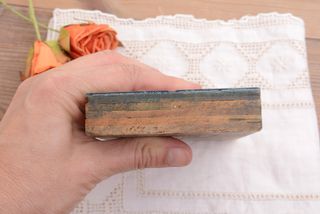 Troquel de imprenta con sello de Portugal, sello