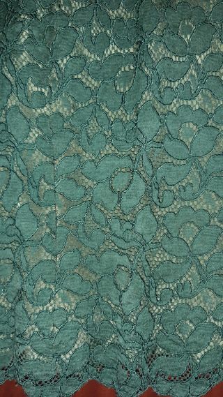 Blusa VINTAGE encaje confeccionada a mano T 40.