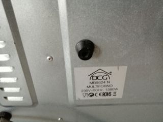 Forno Elettrico Multifunzione DCG MB9824 N 