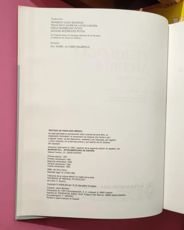Tratado de fisiología médica. Guyton.