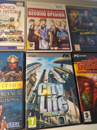 Juegos pc-rom. El paquete a 9 euros