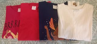 lote de camisetas Zara