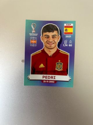 Cromo Pedri Mundial 2022 Qatar Panini
