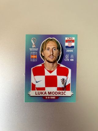 Cromo Luka Modric Mundial 2022 Qatar Panini