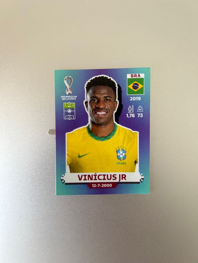 Cromo Vinicius Mundial 2022 Qatar Panini