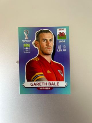 Cromo Gareth Bale Mundial 2022 Qatar Panini