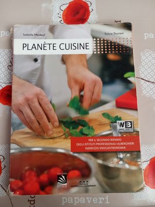 Libro scolastico "Planète Cuisine"