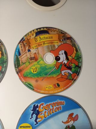 DVD Geronimo Stilton y D,Artacan y los tres mosque