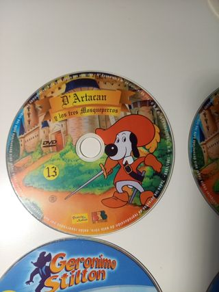 DVD Geronimo Stilton y D,Artacan y los tres mosque