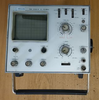 Osciloscopio Analogico Philips  PM3200x (1984)