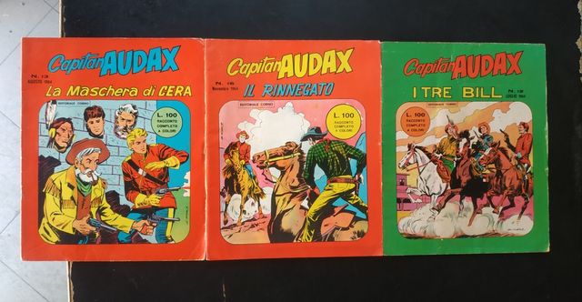 lotto fumetti capitan audax