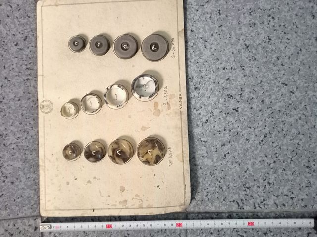 antiguos muestrarios de botones