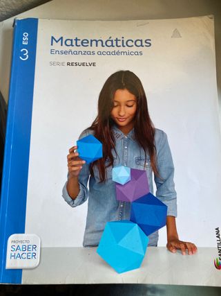 Libro Matematicas 3 ESO