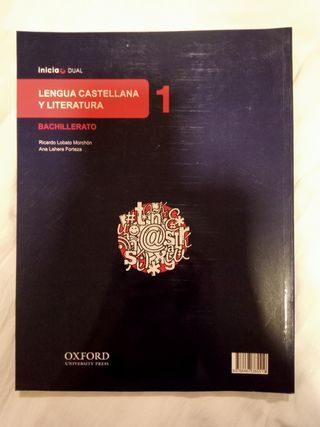 libro de Lengua Castellana y Literatura (Oxford)