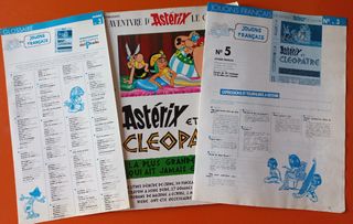 Pack 3 libros TINTIN y ASTERIX (Vers. FRANCÉS)