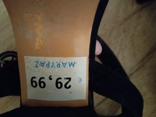 Tacones Negros Marca MaryPaz Talla 38