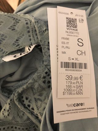 Camisón corto verano de Etam