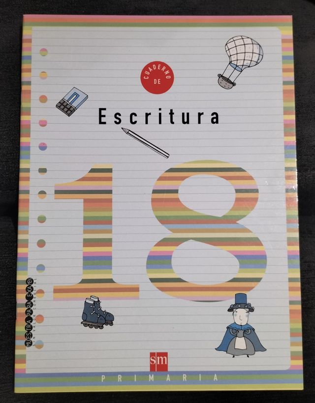 Escritura cuaderno 18 SM Primaria