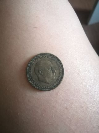 moneda 2.5 pesetas  1953