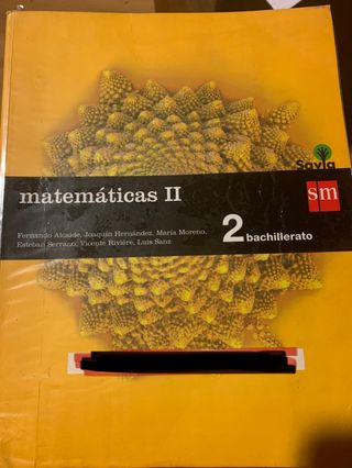 Matemáticas II - 2 Bachillerato - SM