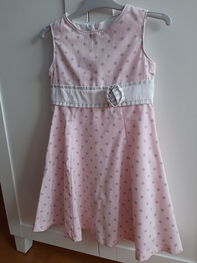 Vestido Bóboli y chaqueta Zara 5-6 años