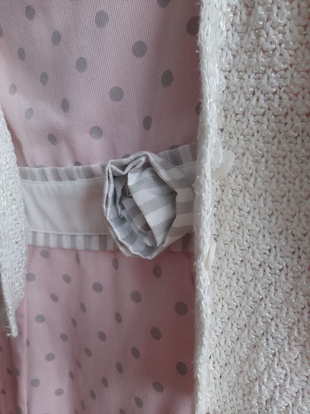 Vestido Bóboli y chaqueta Zara 5-6 años
