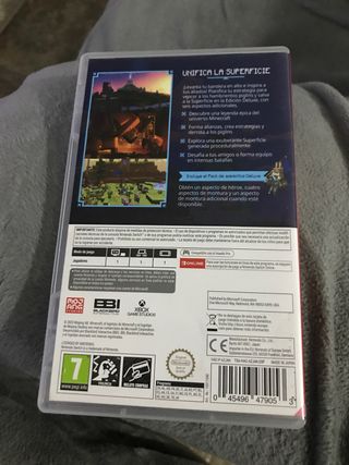 Minecraft legends deluxe edition caja vacia