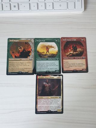 Cartas infrecuentes Señor anillos