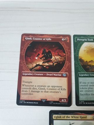 Cartas infrecuentes Magic y cuerno Gondor