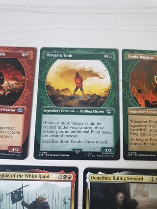 Cartas infrecuentes Magic y cuerno Gondor