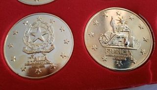 Medallas conmemorativas UE