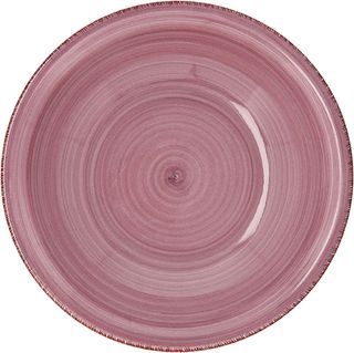 vajilla 18 piezas rosa