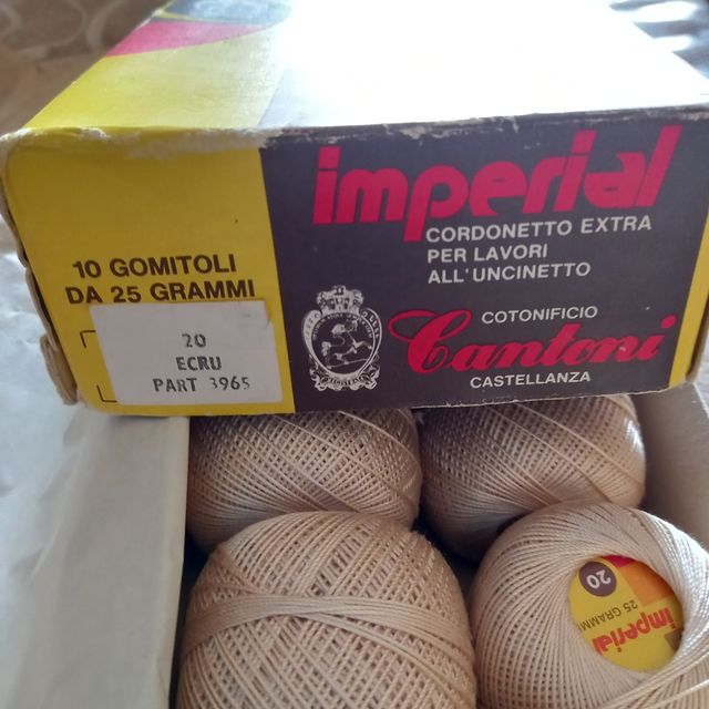 Filo x uncinetto anni 60 in perfetta condizione