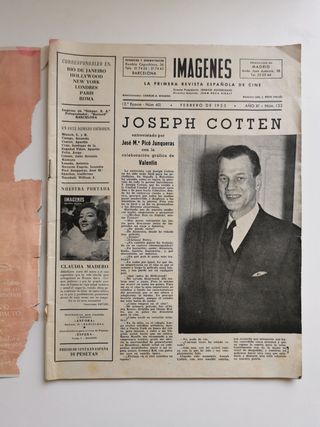 Imágenes. Revista de cine nº 133. 1955. Claudia Ma