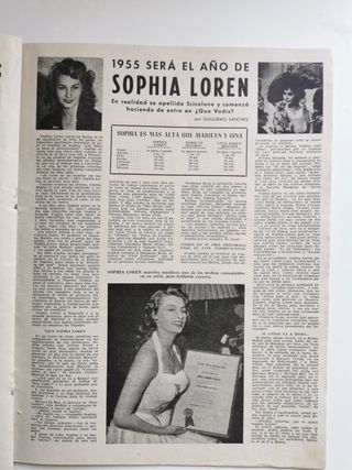 Imágenes. Revista de cine nº 133. 1955. Claudia Ma