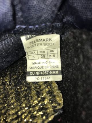 Botas descanso nieve