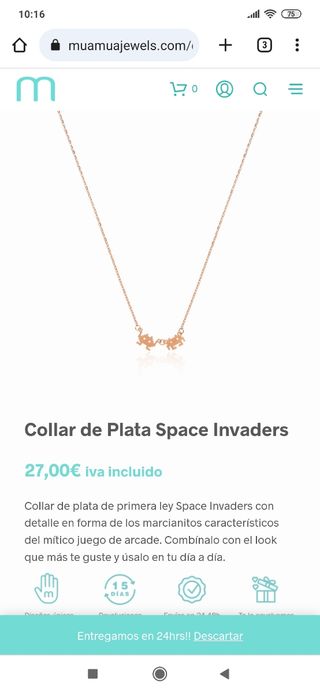 Mua Mua jewels plata 1a ley