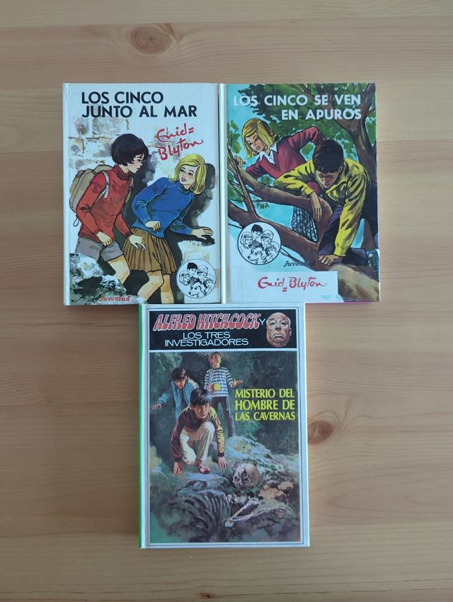 Pack de 3 libros de "los cinco"