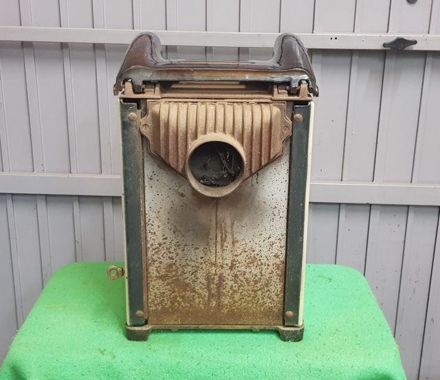 Estufa vintage art deco