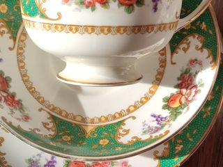 2 Trios Porcelana Antigua Inglesa Waring Gillow