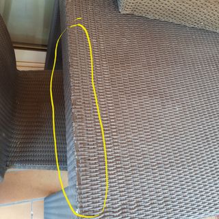 mesa + 2 sillas terraza