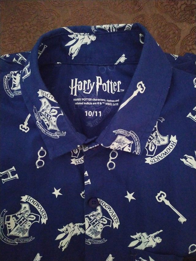 Camicia maniche corte, 10 -11 anni, Harry Potter