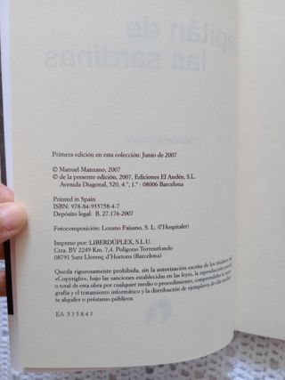 LIBRO "CAPITÁN DE LAS SARDINAS"