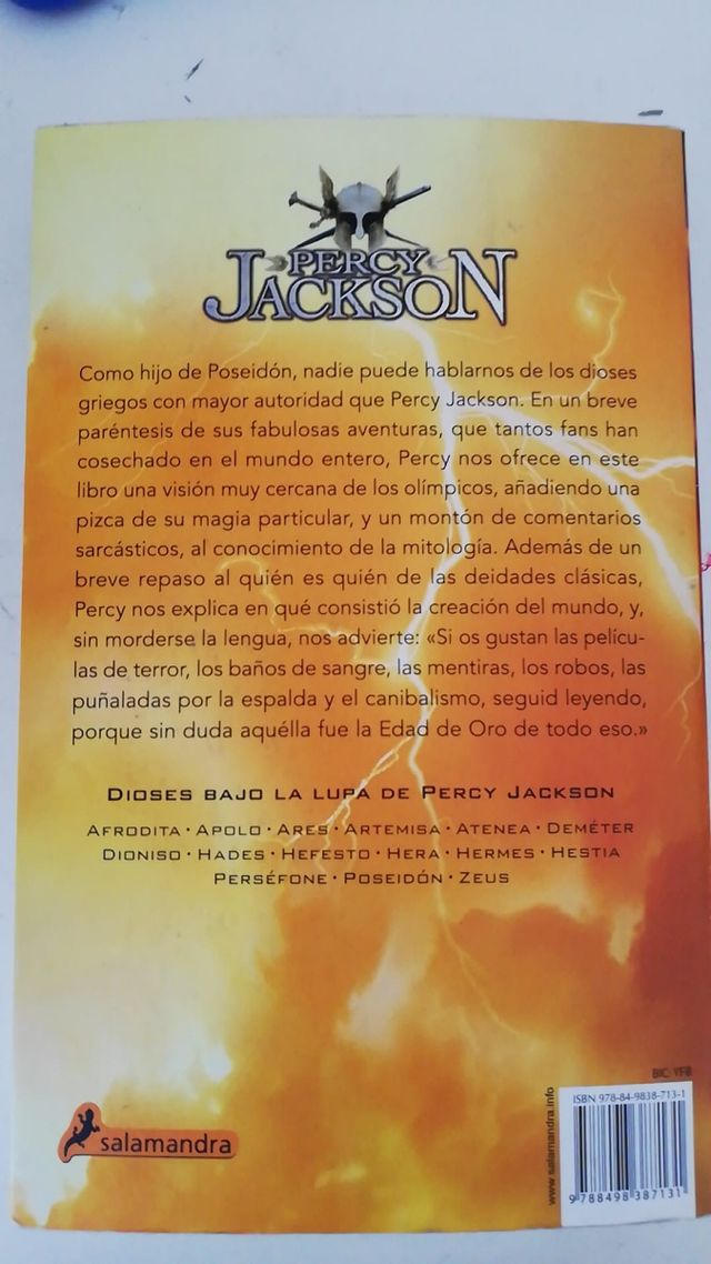 Percy Jackson y Los Dioses Griegos