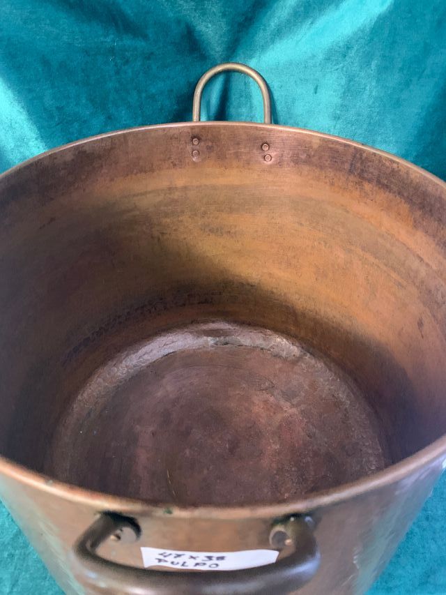 OLLA DE COBRE PARA PULPO 47 Ø 60 L. PROFESIONAL