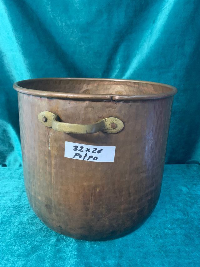 OLLA DE COBRE PARA PULPO 47 Ø 60 L. PROFESIONAL