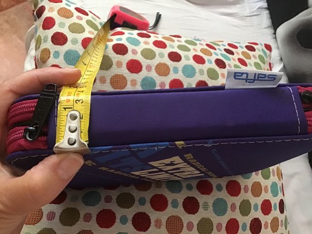 Estuche/plumier escolar doble cremallera Safta