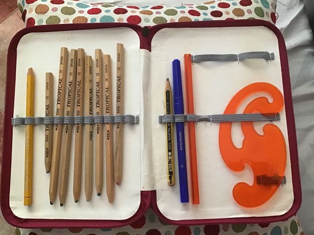 Estuche/plumier escolar doble cremallera Safta