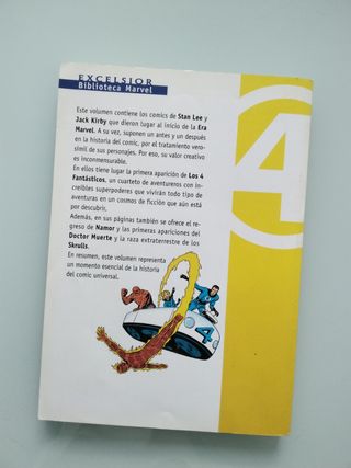 Los 4 Fantásticos Biblioteca Marvel n°1 y 3