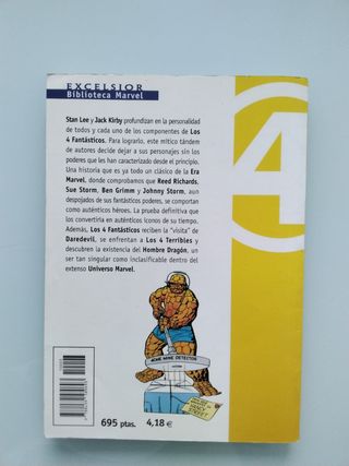 Los 4 Fantásticos Biblioteca Marvel n°1 y 3
